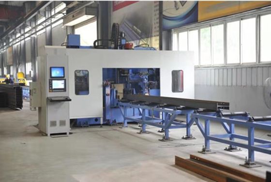 CNC System Control เครื่องเจาะ CNC ความเร็วสูงสำหรับ H Beam 1250 × 600mm
