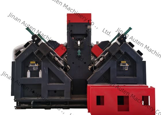 เครื่องจักรผลิตเส้นมุม CNC อัตโนมัติประสิทธิภาพสูงสำหรับเจาะและปั๊มเหล็กฉากขนาดใหญ่