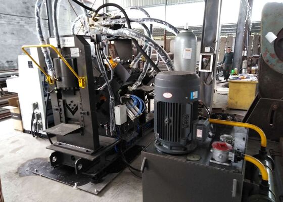 เครื่องจักรสายการผลิตตัดเจาะมาร์ก CNC สำหรับเหล็กฉาก/เหล็กแบน/เหล็กราง รุ่น JBC1010