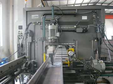เครื่องเจาะ CNC H Beam อัตโนมัติเต็มรูปแบบประสิทธิภาพสูงในการผลิตโครงสร้างเหล็ก