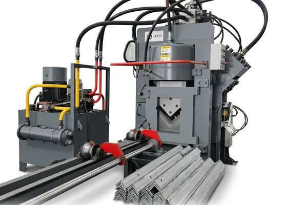 14x10x19mm Character Size CNC Multi-Functional Angle Steel Fabrication Machine 32x7x3m Dimension