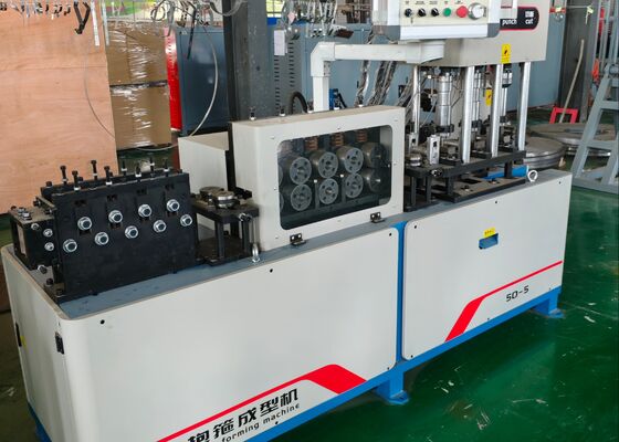 20-50mm Processing Width CNC Flat Iron Hoop Forming Machine Model FF50