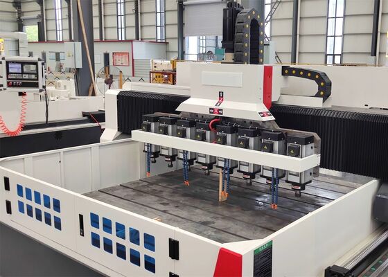 Model 2020ER25 CNC Screen Plate Gantry Type Drilling Machine For Thin Plates