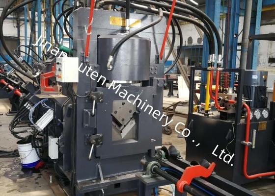 2 Punches Per Side CNC Angle Punching Marking Shearing Line Machine 630KN พลังการเจาะ