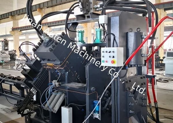 2 Punches Per Side CNC Angle Punching Marking Shearing Line Machine 630KN พลังการเจาะ