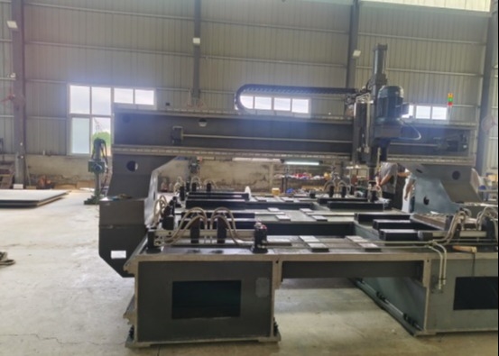 PZ4040 / 2 ประเภท Gantry เครื่องเจาะ CNC โมบาย
