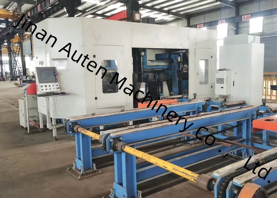 5-30mm ระยะกว้างการเจาะ 3D CNC H Beam การเจาะ Tapping และสายเครื่องเจาะ BT40
