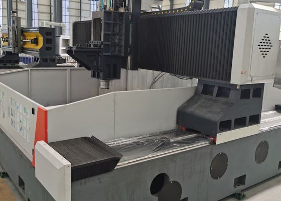 เครื่องเจาะ CNC เซอร์โวแกนมอเตอร์ 11KW สำหรับแผ่นโลหะแปลน