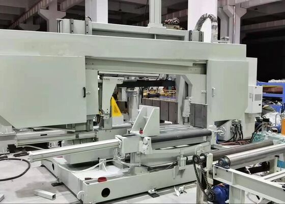 วิธีการควบคุม PLC  เครื่องจักรเจาะและตัด I-Beam CNC 3D Line 3 มอเตอร์ 3×11KW
