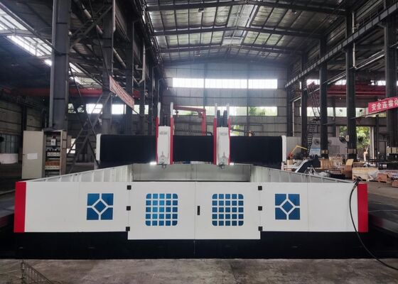 2x37kW เซอร์โว สปินด์ มอเตอร์พลังงาน CNC เครื่องเจาะโลหะเครื่องหมาย ความหนา 300 มม