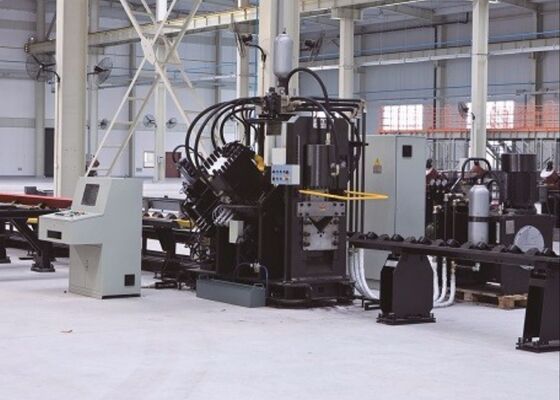 สายการผลิตเครื่องเจาะและตัด CNC รุ่น JNC2020 สำหรับเหล็กฉาก แรงเจาะ 1000/1200KN