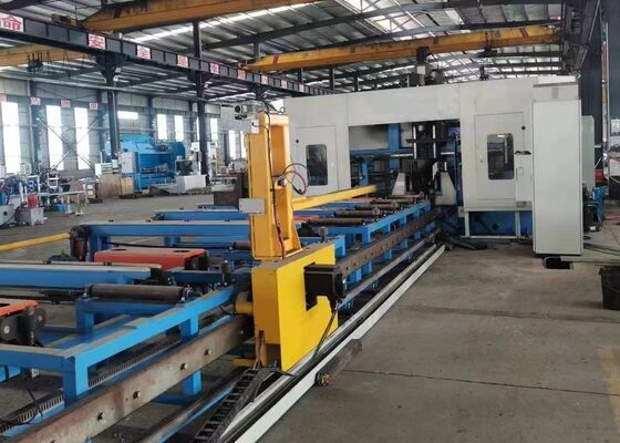 เครื่องเจาะ H-Beam CNC ใหม่สำหรับงานโครงสร้างเหล็ก กำลังมอเตอร์สปินเดิล 11/15KW