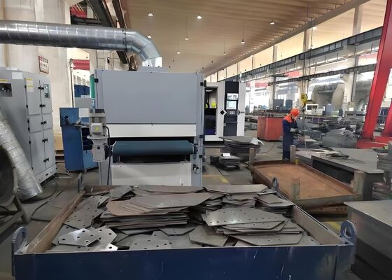 Model BP1000 CNC Metal Plate Surface Finishing Machine Surface Eliminating Burrs