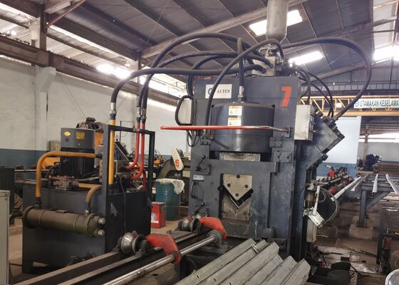 2200/4300KN Cutting Force Cnc Angle Steel Punching Machine Line 18 Letters Per Group