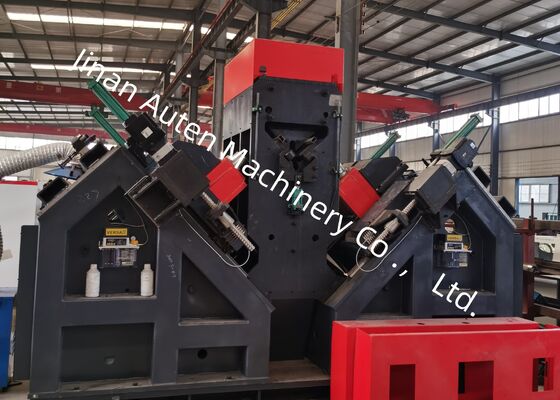 สายการผลิตเจาะเหล็กมุม CNC อัตโนมัติ 6000r / นาทีสูงสุด ความเร็วในการหมุนแกนหมุน
