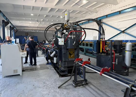 Model JNC2020 Automated CNC Angle Punching Cutting Machine For Streamlined Steel Production