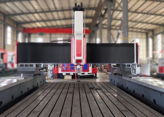 รุ่น PHD4080 ประเภท Gantry ขยับ CNC การเจาะ เครื่องบดสําหรับเครื่องแลกเปลี่ยนความร้อน