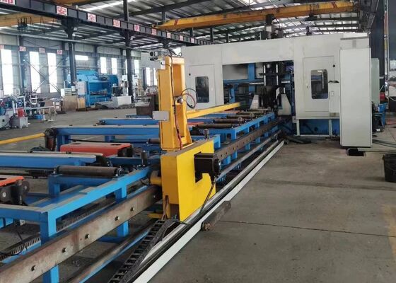 40mm Max ขนาดเจาะ CNC ความเร็วสูง H Beam เครื่องเจาะสําหรับช่องส่วน
