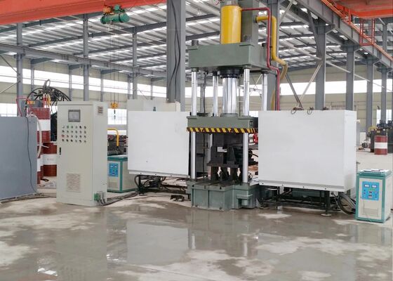 เครื่องบิด CNC ความร้อน 3 แกน สําหรับแผ่นมุมที่มีการควบคุมไฮดรอลิก