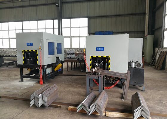 เครื่องกัดรากเหล็กฉาก CNC สำหรับแปรรูปส่วนโค้งด้านในของเหล็กฉาก