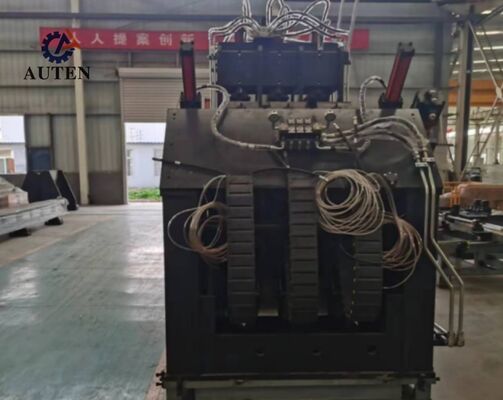 9 แกน เครื่องเจาะมุม CNC ที่มีอากาศ atomization การเย็นภายในแห้ง