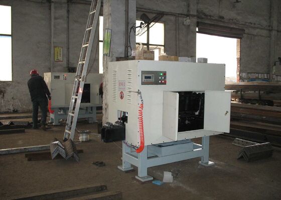 เครื่องกัดรากเหล็กฉาก CNC สำหรับแปรรูปส่วนโค้งด้านในของเหล็กฉาก