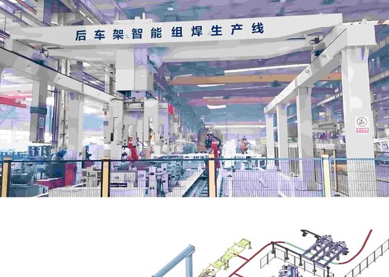 Flexible Standard Robotic Welding Workstation For Engineering Equipment And Shipbuilding