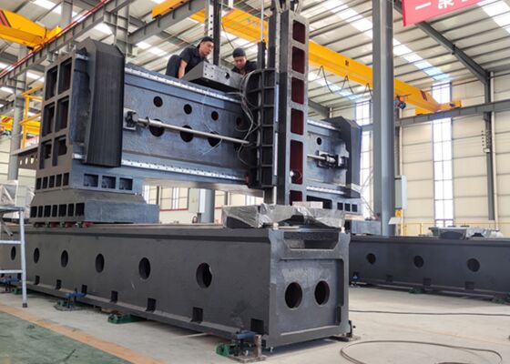 PHD4080 เครื่องเจาะและกัด CNC แบบ Gantry สำหรับแผ่นเหล็ก หน้าแปลน เครื่องแลกเปลี่ยนความร้อน