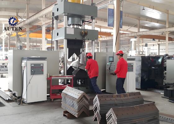 1600kN Oil Tank Pressure CNC Angle Bending Notching Milling Machine For Angle Steel Bending Task