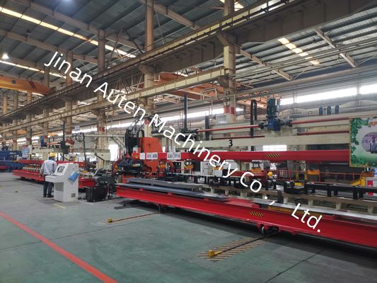 CNC Truck Beam ความแข็งแรงสูงรถยนต์ เครื่องเจาะเครื่องแปรรูปในรถพาณิชย์
