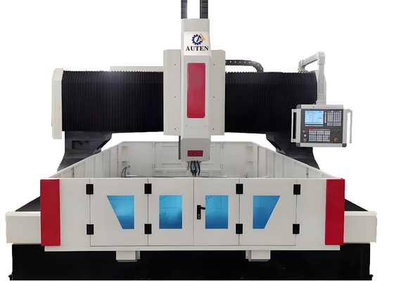 11KW / 15KW เซอร์โว สปินด์ มอเตอร์พลังงาน CNC แกรนทรีเจาะและเครื่องบด ความกว้าง T-Slot 28 มม