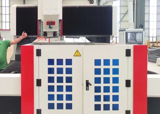 ขนาดโดยรวม 4000x3800x2800 มม. โต๊ะทำงานเครื่องเจาะ CNC แบบเคลื่อนย้ายได้ เส้นผ่านศูนย์กลางการเจาะสูงสุด 60 มม.