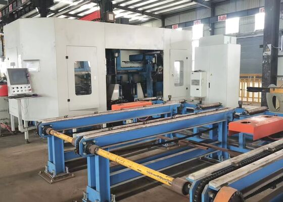 เครื่องเจาะ H-Beam CNC ใหม่สำหรับงานโครงสร้างเหล็ก กำลังมอเตอร์สปินเดิล 11/15KW