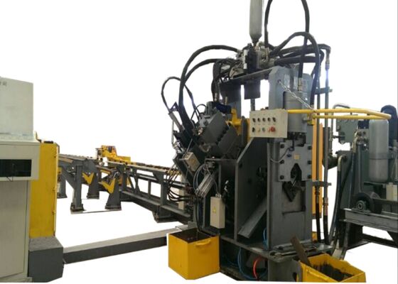 เครื่องตัดเหล็กฉาก CNC เจาะ 3 รูต่อด้าน รุ่น JNC1616