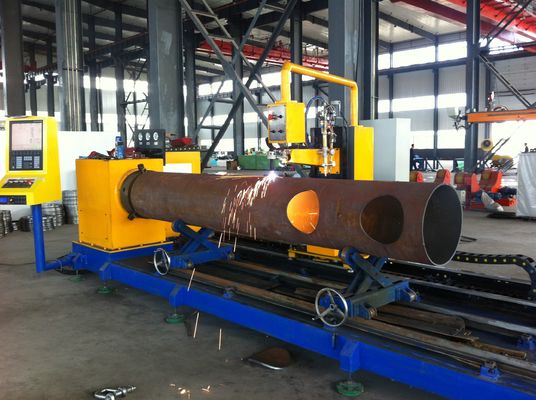เครื่องตัดมุมเอียงท่อสี่เหลี่ยม CNC ความเร็วสูงคุณภาพดี Quanlity และความแม่นยำสูง