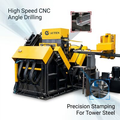 40mm Max ขนาดเจาะ Cnc มุมเครื่องเจาะเหล็กสายกับการเย็นภายนอก