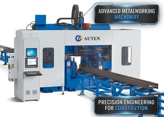 กำลังไฟทั้งหมด 55KW Cnc I เครื่องเจาะลำแสงเครื่องเลื่อยสายพาน 3 นิตยสารเครื่องมือ