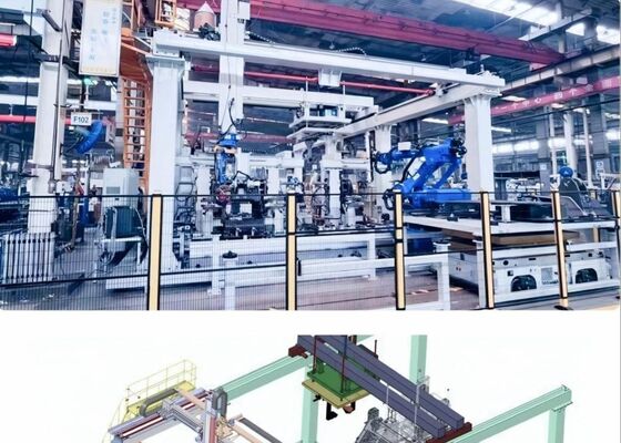 1465 มิลลิเมตร,2010 มิลลิเมตร Arm Span A โรบอติกเวลดิ่ง Workstation ความจุภาระ 12 กิโลกรัม