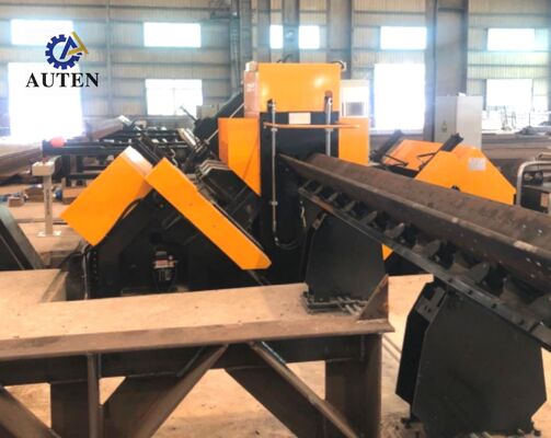 เครื่องเจาะและทำเครื่องหมายมุม CNC ระดับพรีเมียมพร้อมระบบโหลดอัตโนมัติ