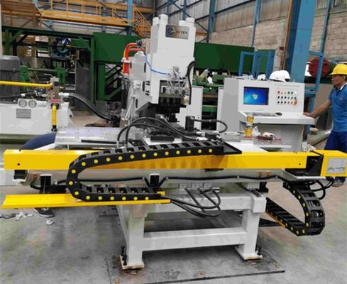 เครื่องเจาะ ตัด และคว้านรูแผ่นโลหะ CNC ความเร็วสูง พร้อมระบบประมวลผลแบบบูรณาการ
