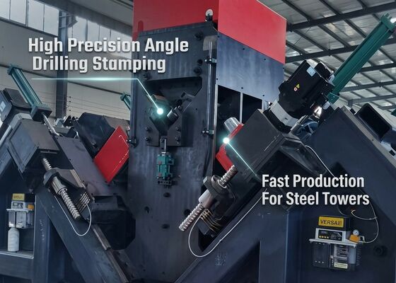 เครื่องเจาะและมาร์ค CNC อัจฉริยะพร้อมหัวเจาะ 6 หัว