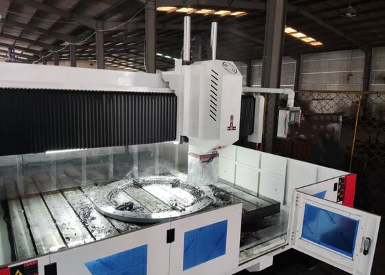 เครื่องเจาะแผ่น CNC ออกแบบมาสำหรับการเจาะ การต๊าป และการกัดแผ่นท่อแลกเปลี่ยนความร้อน